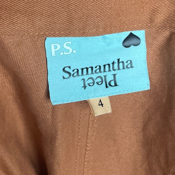 Samantha Pleet X Urban Outfitters High Waist Petal Short Rust Orange Size 4 - Picture 6 of 9